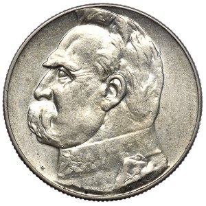 II Rzeczpospolita, 5 złotych 1934, Piłsudski, orzeł urzędowy