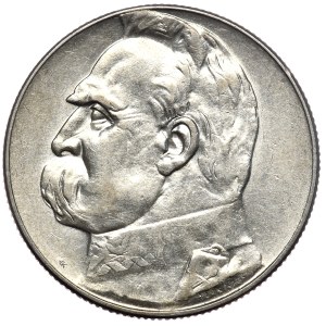 II Rzeczpospolita, 5 złotych 1934, Piłsudski, orzeł urzędowy