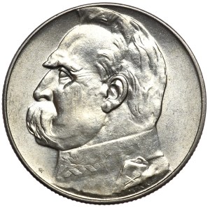 II Rzeczpospolita, 5 złotych 1935, Piłsudski