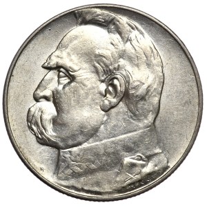 II Rzeczpospolita, 5 złotych 1935, Piłsudski