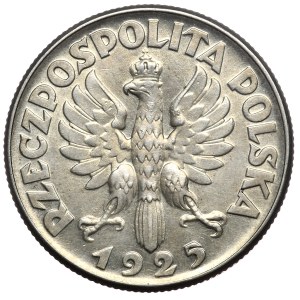 Deuxième République, 2 zlotys 1925 sans point, Philadelphie