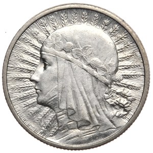II Rzeczpospolita, 2 zloty 1932, woman's head, Warsaw