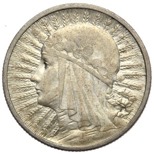 II Rzeczpospolita, 2 zloty 1932, woman's head, Warsaw