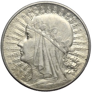 Second Republic, 10 gold 1932, female head, no mint mark, London