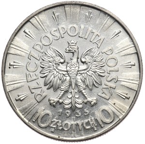 II Rzeczpospolita, 10 zloty 1935 Pilsudski, Warsaw