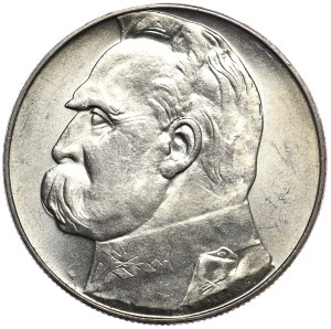 Second Republic, 10 zloty 1936, Pilsudski