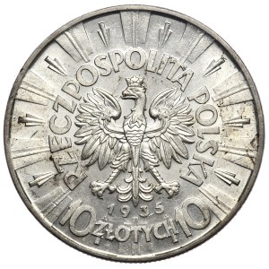 II Rzeczpospolita, 10 złotych 1935 Piłsudski, Warszawa