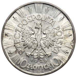 II Rzeczpospolita, 10 zloty 1935 Pilsudski, Warsaw