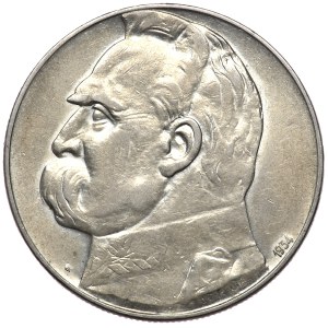 II Rzeczpospolita, 10 złotych 1934 Piłsudski, orzeł strzelecki