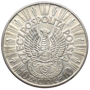 II Rzeczpospolita, 10 złotych 1934 Piłsudski, orzeł strzelecki
