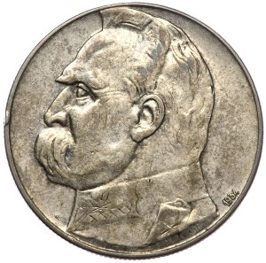 Second Republic, 10 zloty 1934 Pilsudski, shooting eagle