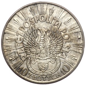 II Rzeczpospolita, 10 złotych 1934 Piłsudski, orzeł strzelecki