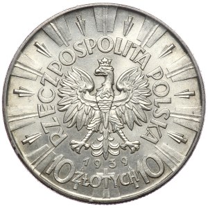 Second Republic, 10 gold 1939 Pilsudski