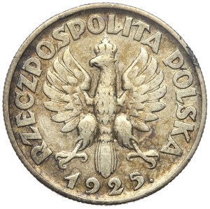 Second Republic, 2 zloty 1925, Woman and ears, London