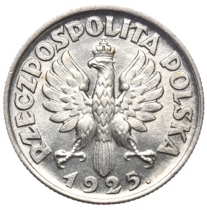 Second Republic, 1 zloty 1925, Woman and ears