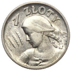 Second Republic, 1 zloty 1925, Woman and ears