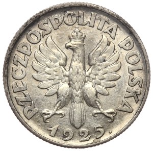 II Rzeczpospolita, 1 zloty 1925 Woman and ears