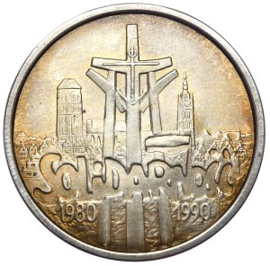 PLN 100,000 1990 Solidarity, Type B
