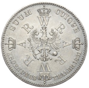 Germany, Prussia, coronation thaler 1861, Berlin