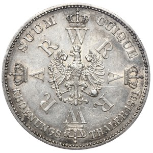 Germany, Prussia, coronation thaler 1861, Berlin