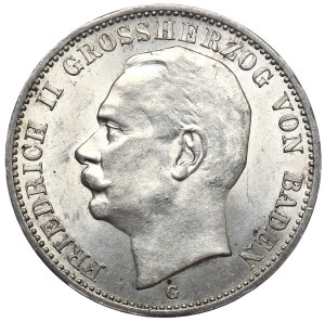 Germany, Baden, 3 marks 1910 G, Karlsruhe