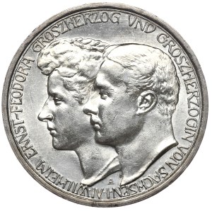 Germany, Saxony, 3 marks 1910 A, Berlin, wedding of the prince