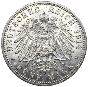 Germany, Prussia, 5 marks 1914 A, Berlin