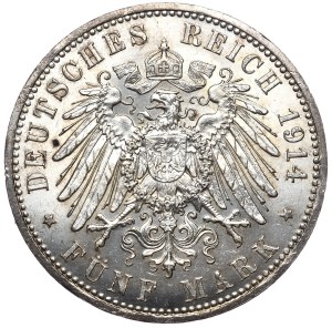 Germany, Prussia, 5 marks 1914 A, Berlin