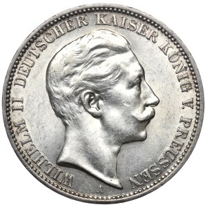 Germany, Prussia, Wilhelm II, 3 marks 1912 A, Berlin