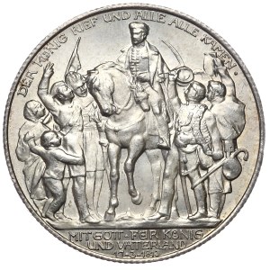 Niemcy, Prusy, 2 marki 1913, 100. rocznica zwycięstwa pod Lipskiem