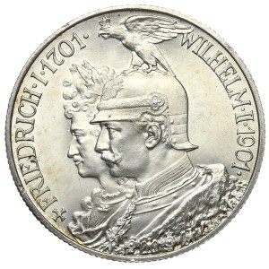 Niemcy, Prusy, 2 marki 1901 A, Berlin, 300 lat Królestwa Prus