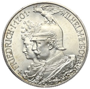 Germany, Prussia, 2 marks 1901 A, Berlin, 300 years of the Kingdom of Prussia