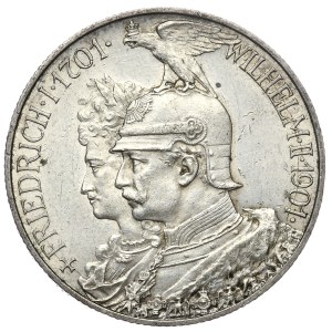 Niemcy, Prusy, 2 marki 1901 A, Berlin, 300 lat Królestwa Prus