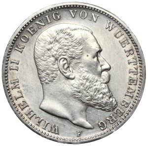 Germany, Württemberg, 3 marks 1912 F, Stuttgart