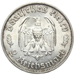 Germany, Weimar Republic, 2 marks 1934 F, Schiller