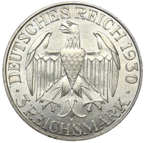 Germany, Weimar Republic, 3 marks 1930 A, Berlin, Graf Zeppelin