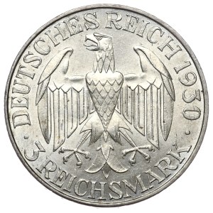 Niemcy, Republika Weimarska, 3 marki 1930 A, Berlin, Graf Zeppelin