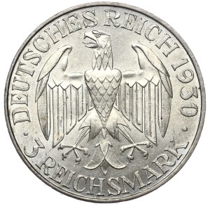 Germany, Weimar Republic, 3 marks 1930 A, Berlin, Graf Zeppelin