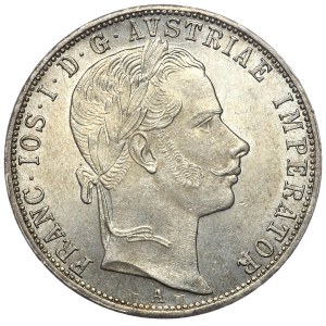Austria, Franciszek Józef I, 1 floren 1859 A, Wiedeń