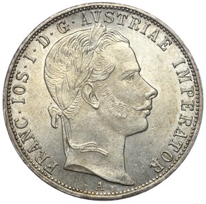 Austria, Franz Joseph I, 1 florin 1859 A, Vienna