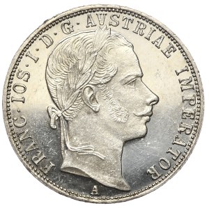 Austria, Franz Joseph I, 1 florin 1860 A, Vienna