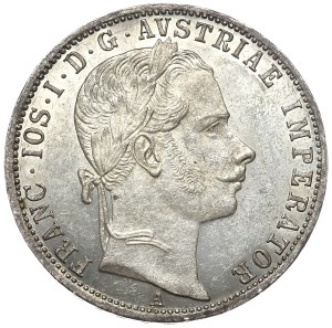 Austria Franz Joseph, 1 florin 1861 A, Vienna