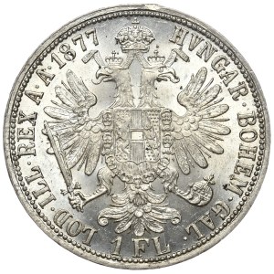 Austro-Węgry, Franciszek Józef, 1 floren 1877
