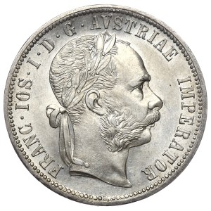Austro-Węgry, Franciszek Józef, 1 floren 1878, Wiedeń
