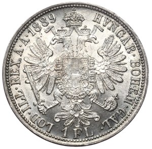 Austria-Hungary, Franz Joseph, 1 florin 1889, Vienna