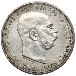 Austro-Węgry, Franciszek Józef I, 5 koron 1909, Wiedeń