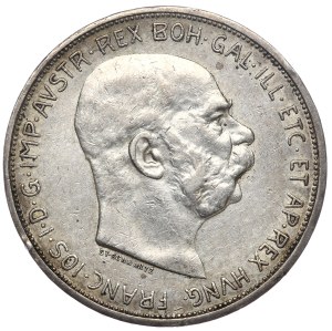 Austria-Hungary, Franz Joseph I, 5 crowns 1909, Vienna