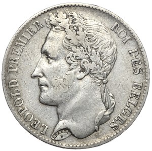Belgium, 5 Francs, 1848.