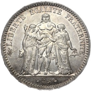 France, 5 francs, 1873, Hercules