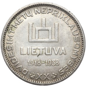 Lithuania, 10 lit 1938, President Smetona